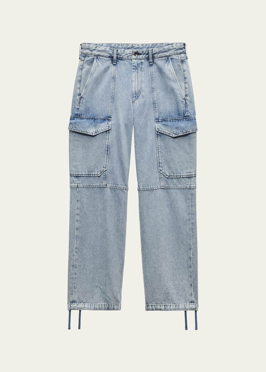 Image 1 of 1: Men's Fit 4 Denim Cargo Pants
