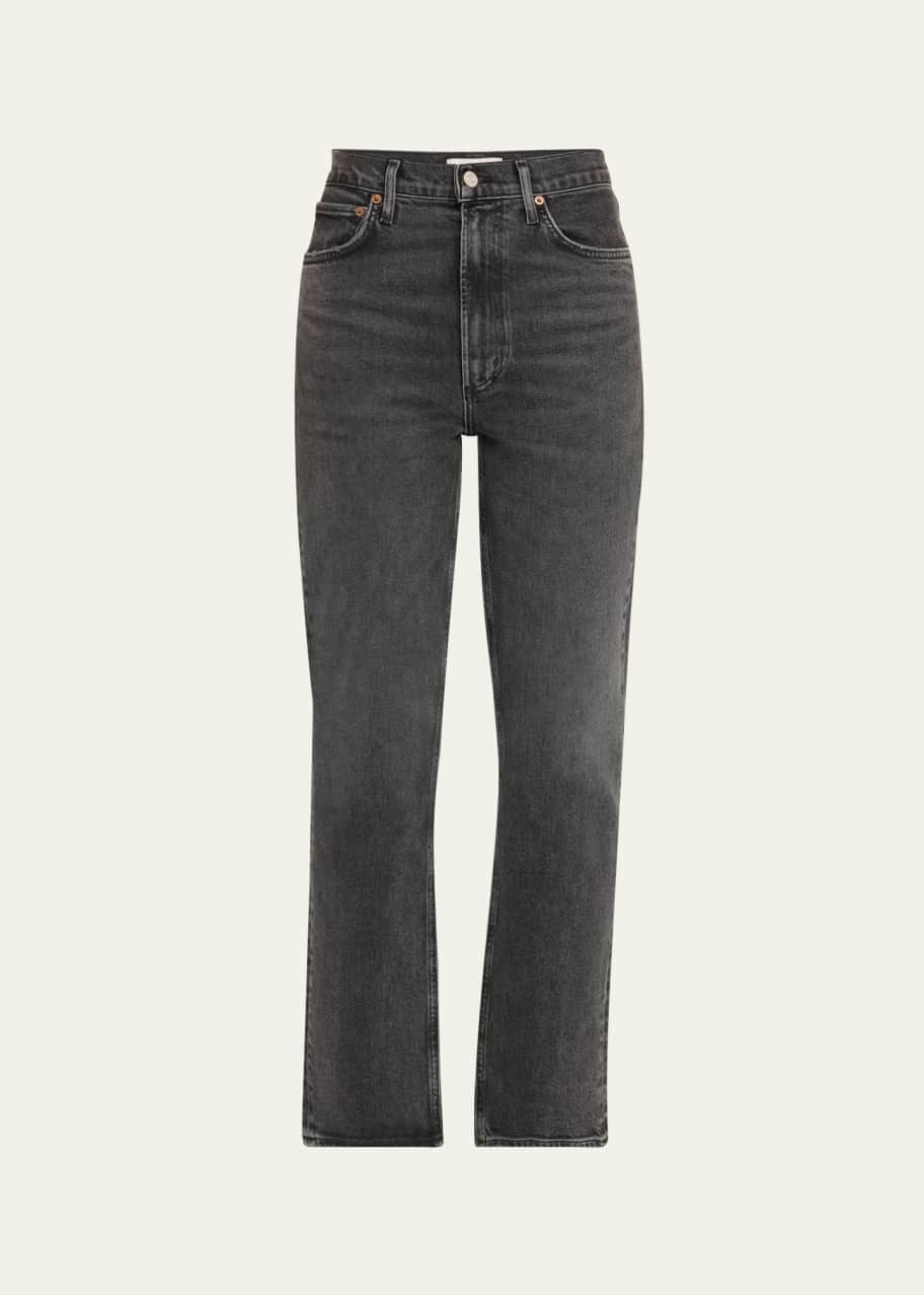 Image 1 of 1: High-Rise Stovepipe Jeans