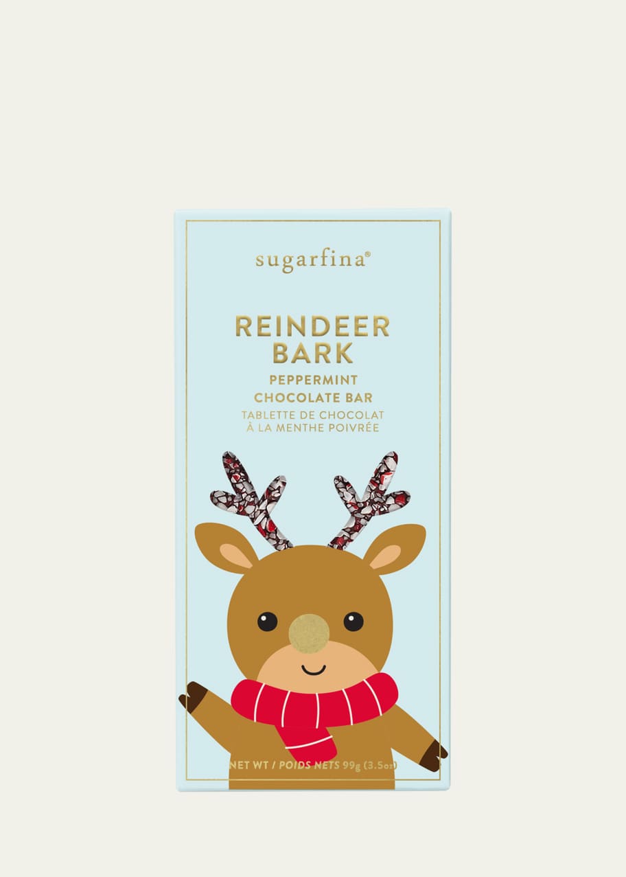 Image 1 of 1: Reindeer Bark Peppermint Chocolate Bar, 3.5 oz.