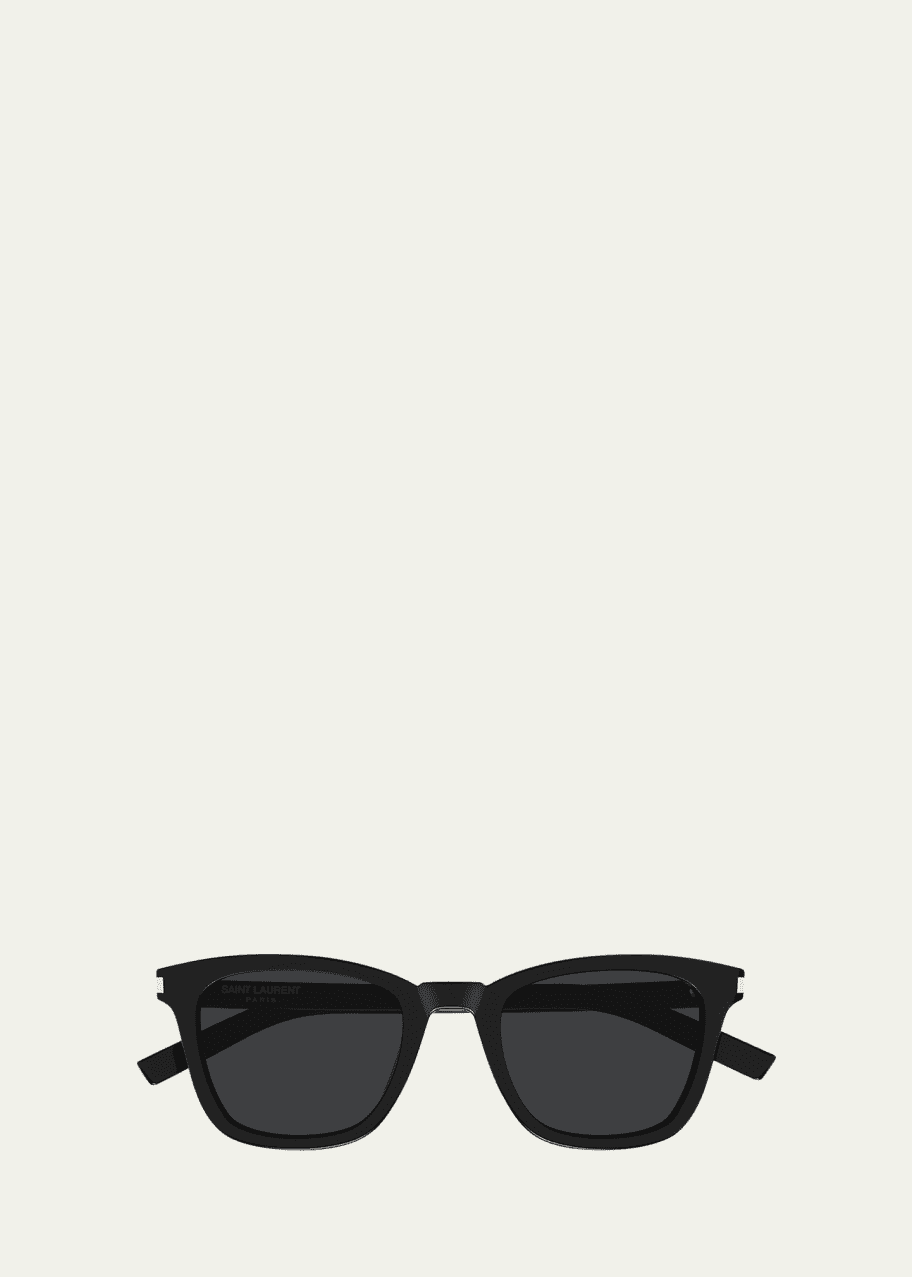 Saint Laurent Slim Square Acetate Sunglasses Bergdorf Goodman