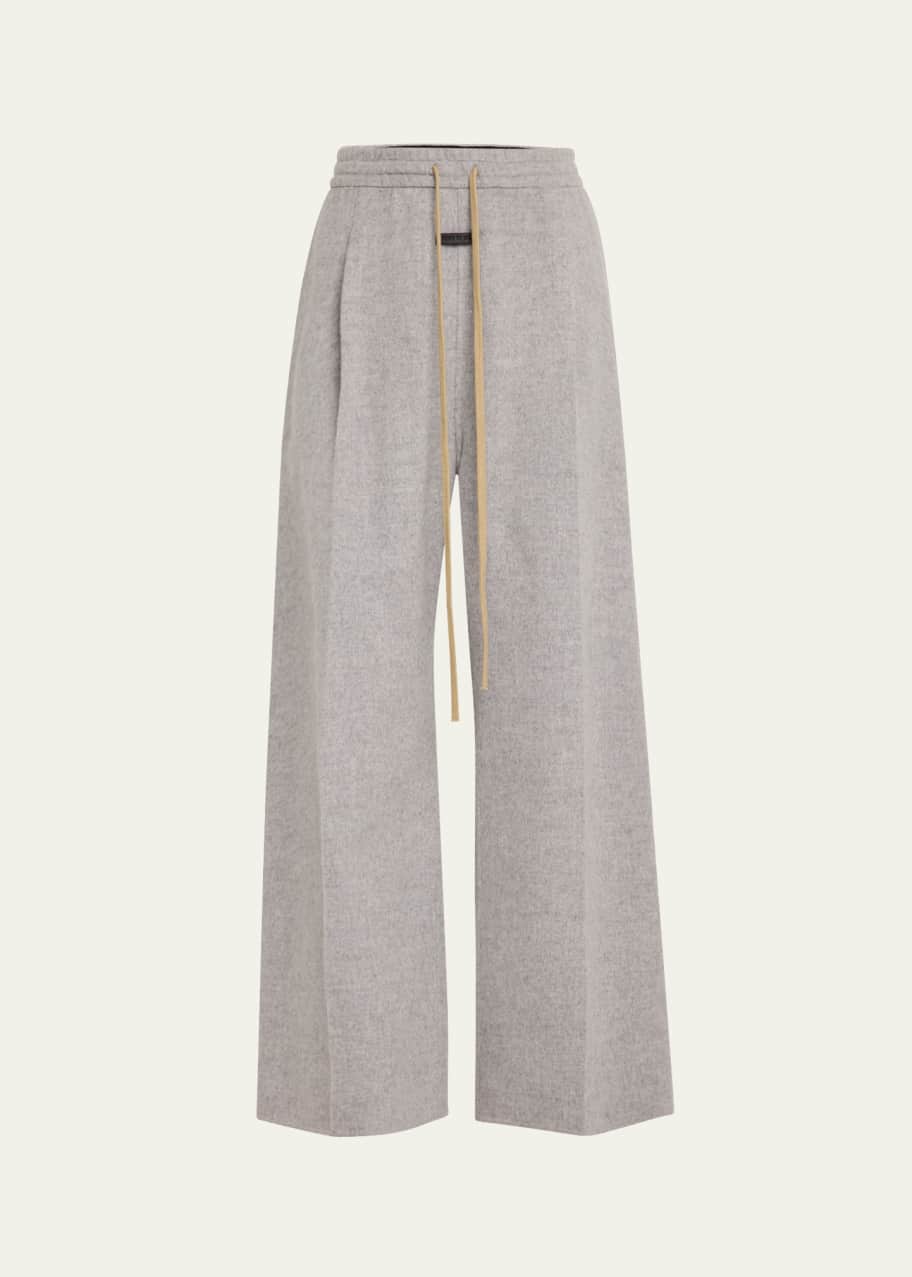 Fear of God Men's Pleated Wide-Leg Wool Pants - Bergdorf Goodman