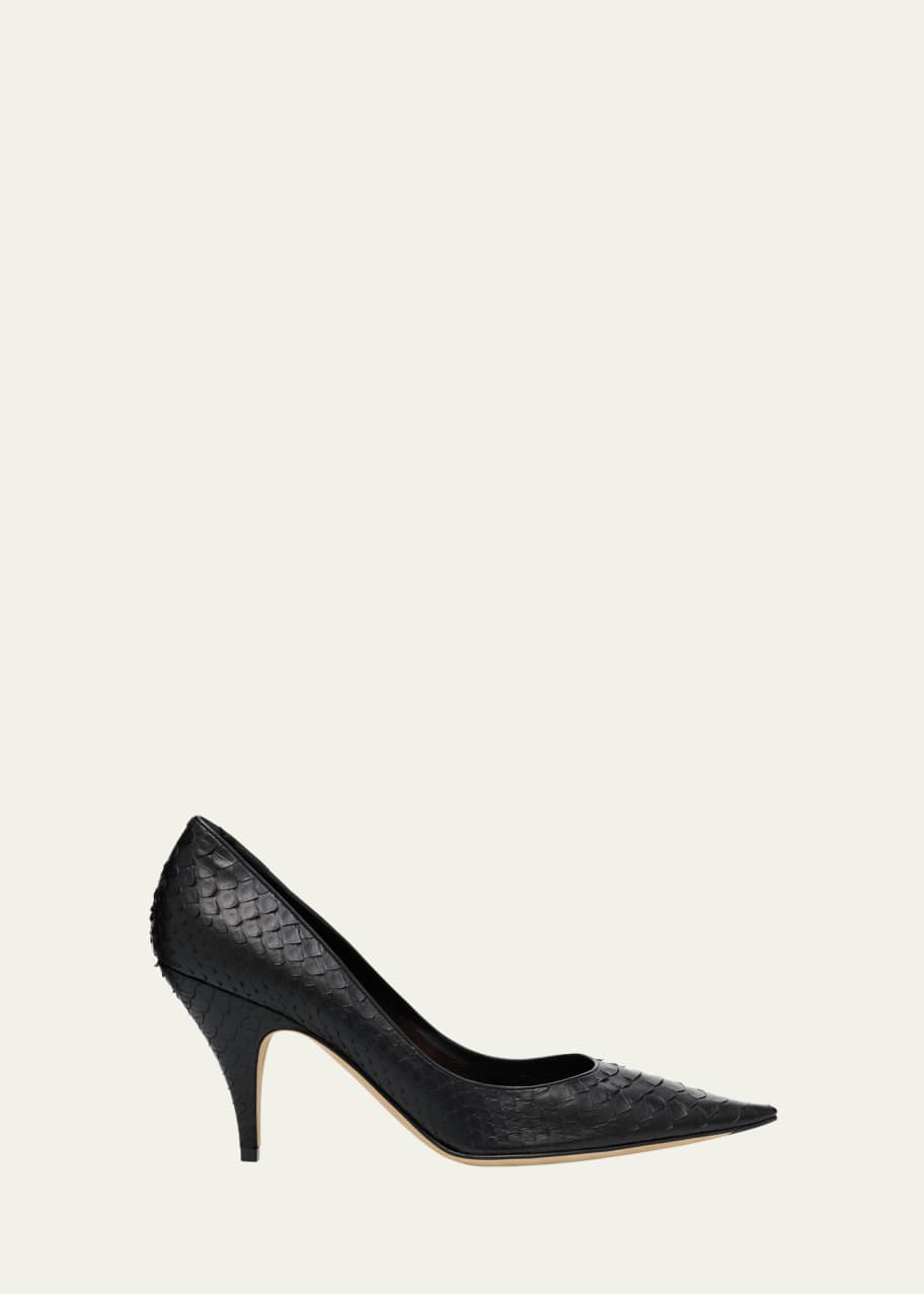 THE ROW Liisa Python Stiletto Pumps - Bergdorf Goodman