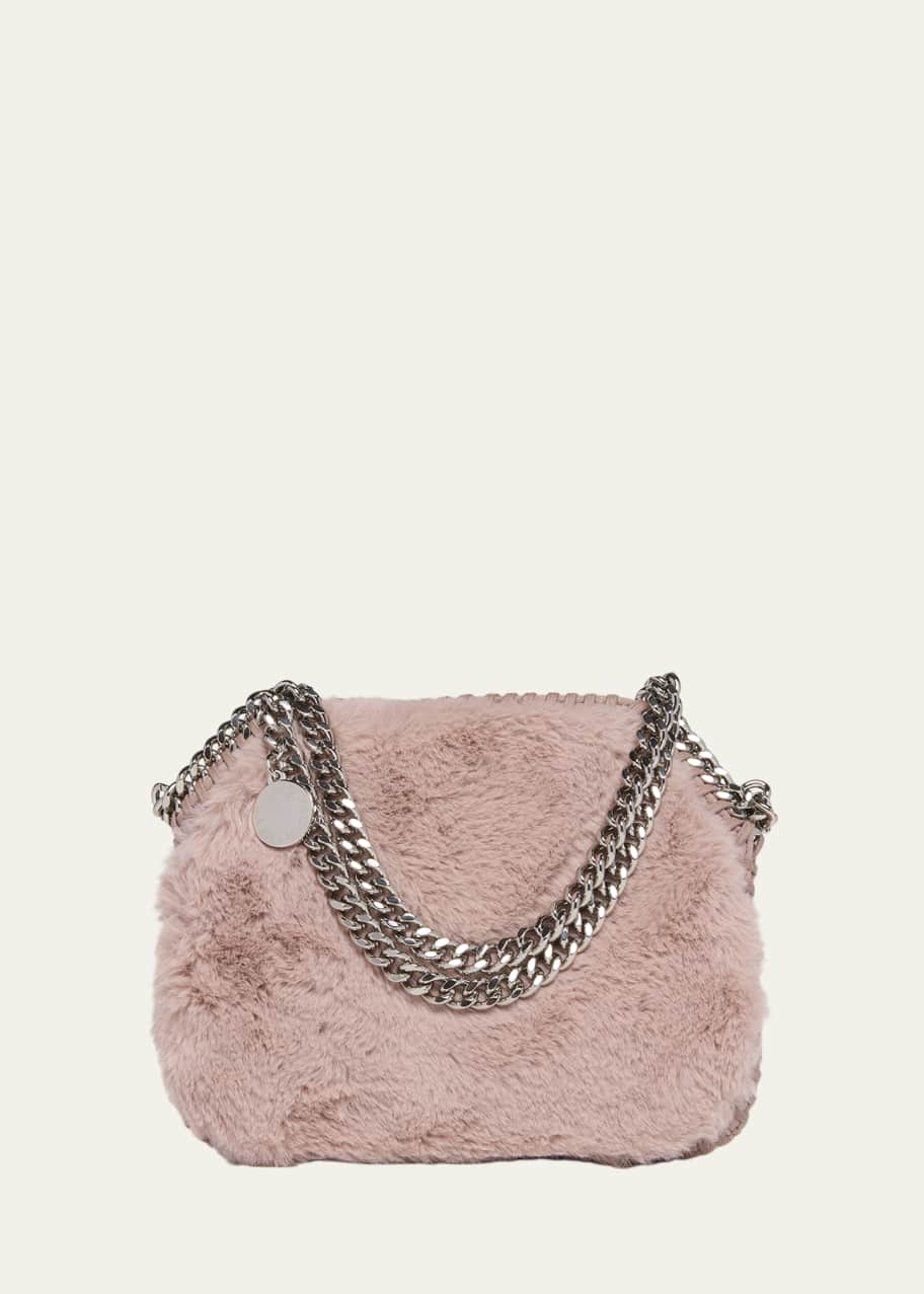 Image 1 of 1: Fluffy Fabric Mini Shoulder Bag