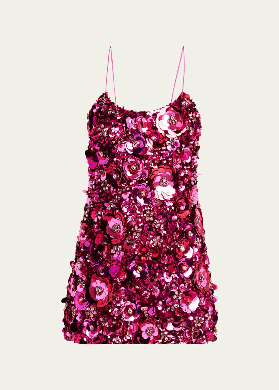 Image 1 of 1: Rutherford Sequined Mini Dress