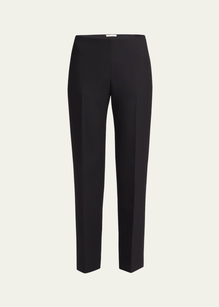Image 1 of 1: Vesco Straight-Leg Ankle Wool Pants