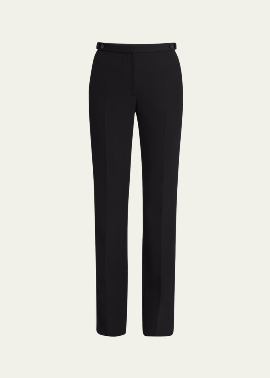 Image 1 of 1: Jesse Straight-Leg Crepe Pants