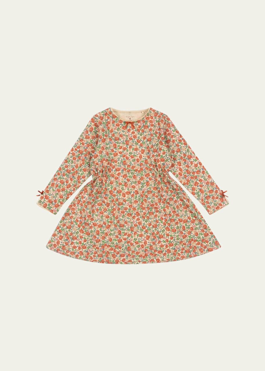 Image 1 of 1: Girl's Drey Floral-Print Dress, Size 18M-10