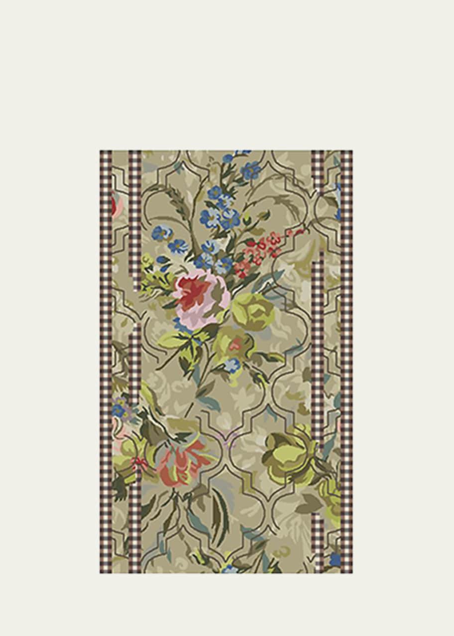 Image 1 of 1: Field Study Floral Rug, 3' x 5'