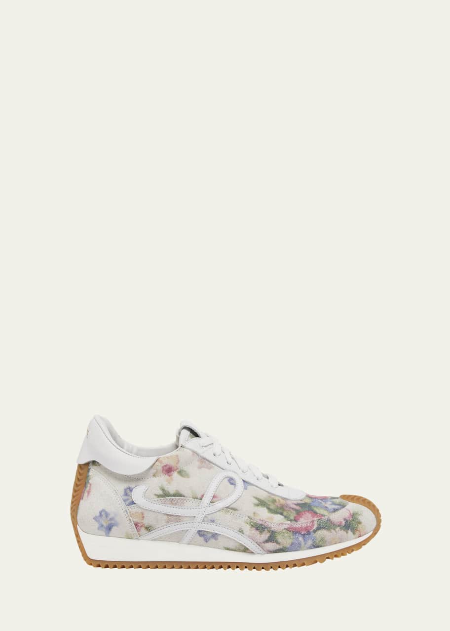 Loewe Flow Retro Floral Runner Sneakers - Bergdorf Goodman