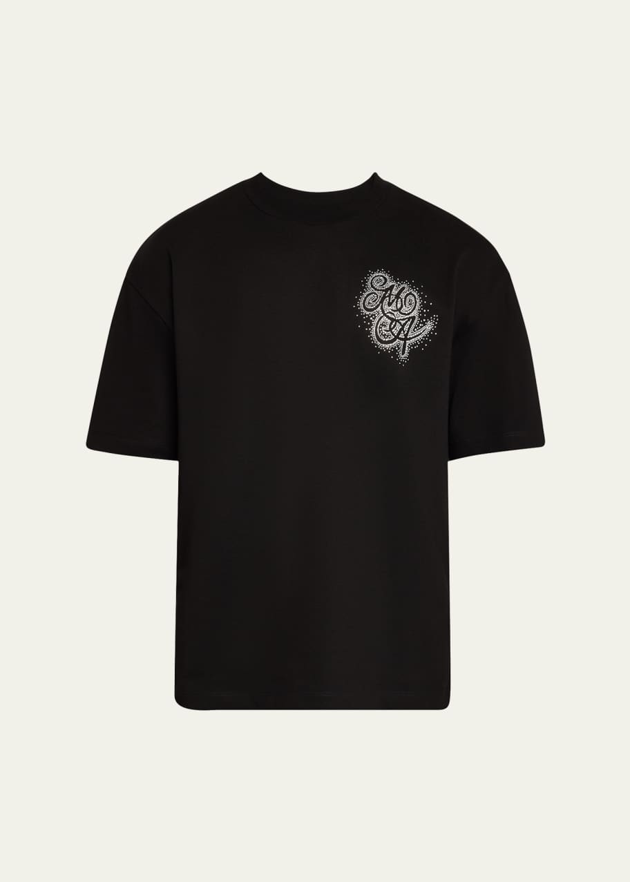 Image 1 of 1: Men's Crystal Burst MA Swirl Crewneck T-Shirt