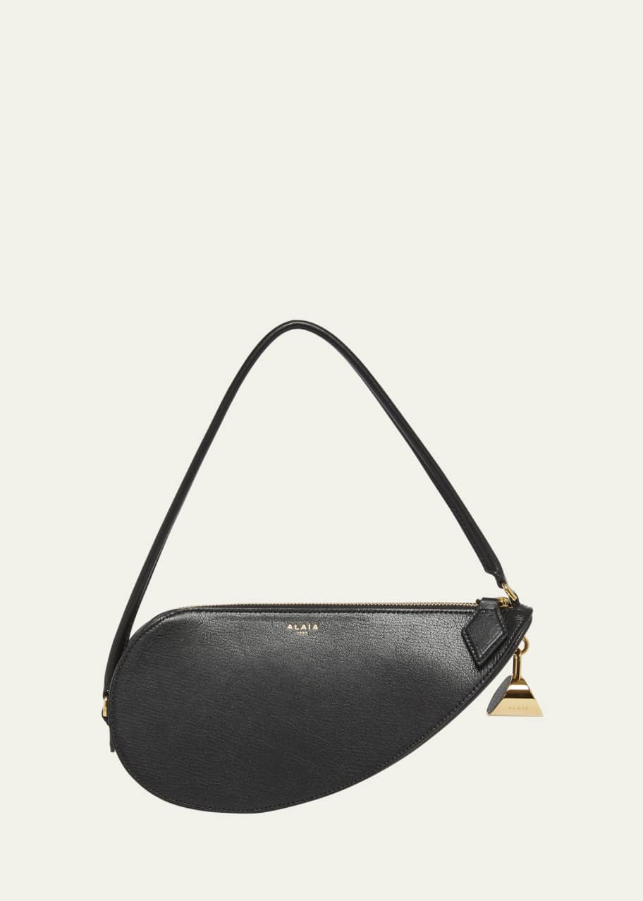 Image 1 of 1: Le Demi Goat Leather Shoulder Bag