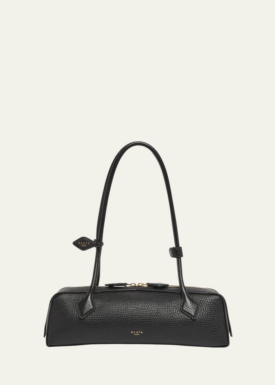 【関税&送料込】Alaia Le Teckel Medium ALAIA Le Teckel Medium Shoulder Bag in Grained Calfskin