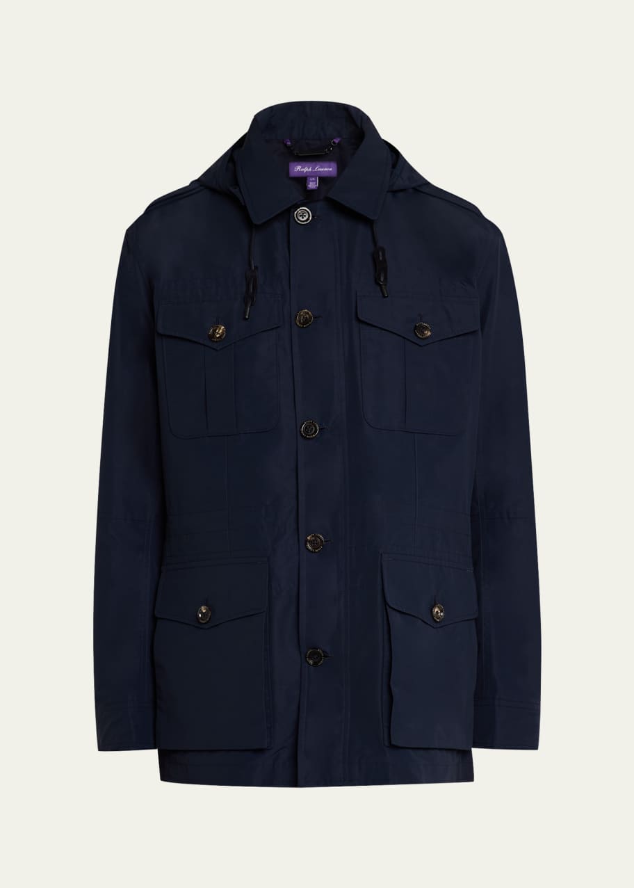 Image 1 of 1: Men's Hartridge Cotton-Blend 4-Pocket Jacket