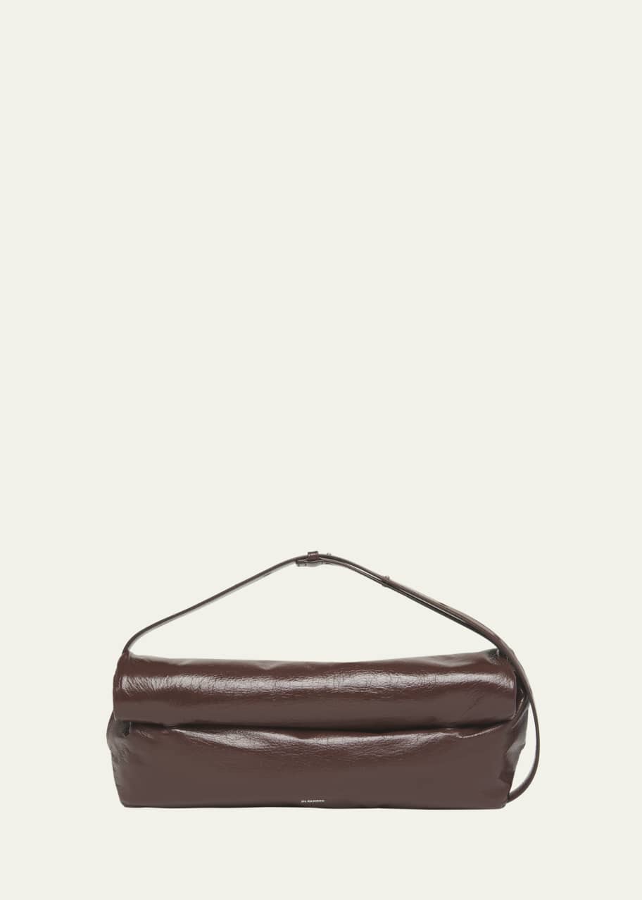 Jil Sander Rollup Medium Deerskin Crossbody Bag - Bergdorf