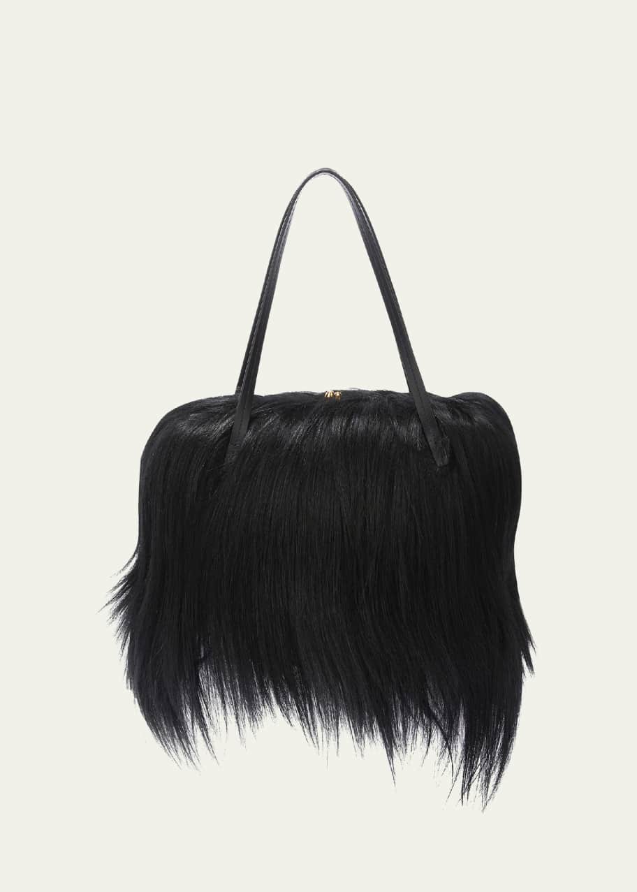 Jil Sander Goji Small Faux Hair Top-Handle Bag - Bergdorf Goodman