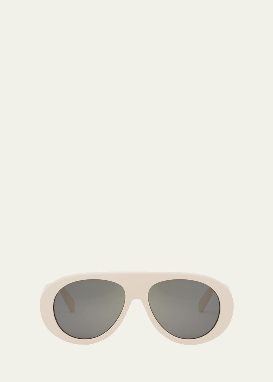 Image 1 of 1: Apres Ski Acetate Aviator Sunglasses