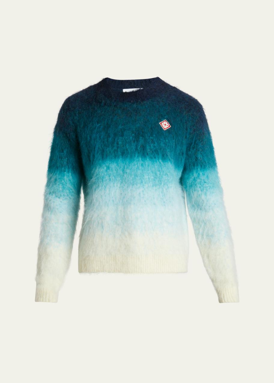 Casablanca Men's Gradient Mohair Sweater - Bergdorf Goodman