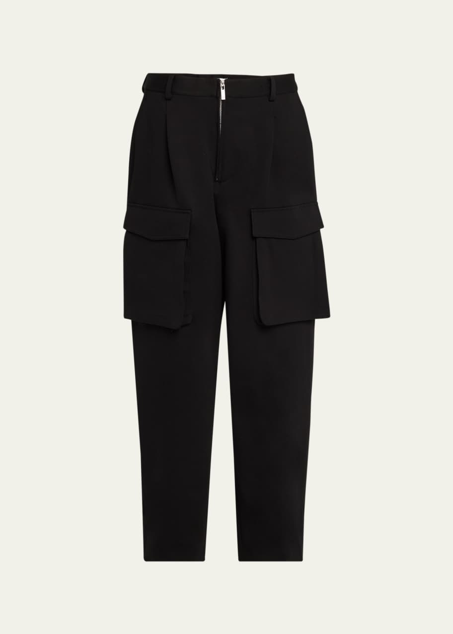 Image 1 of 1: Men's Jersey Zip Cargo Pants