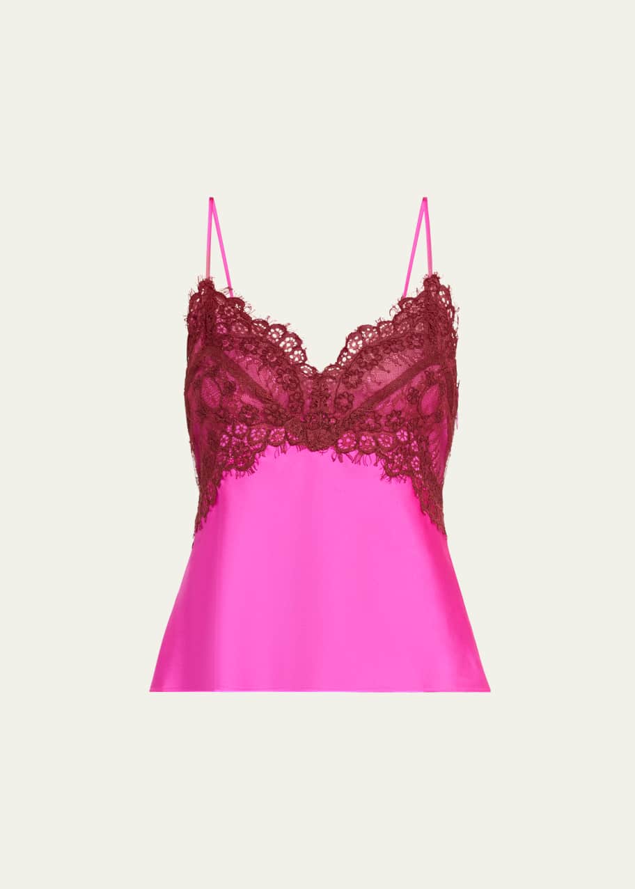 ✦SACLA✦ LoveShackFancy Talulah Lace-Trimmed Cami Top - Bergdorf Goodman