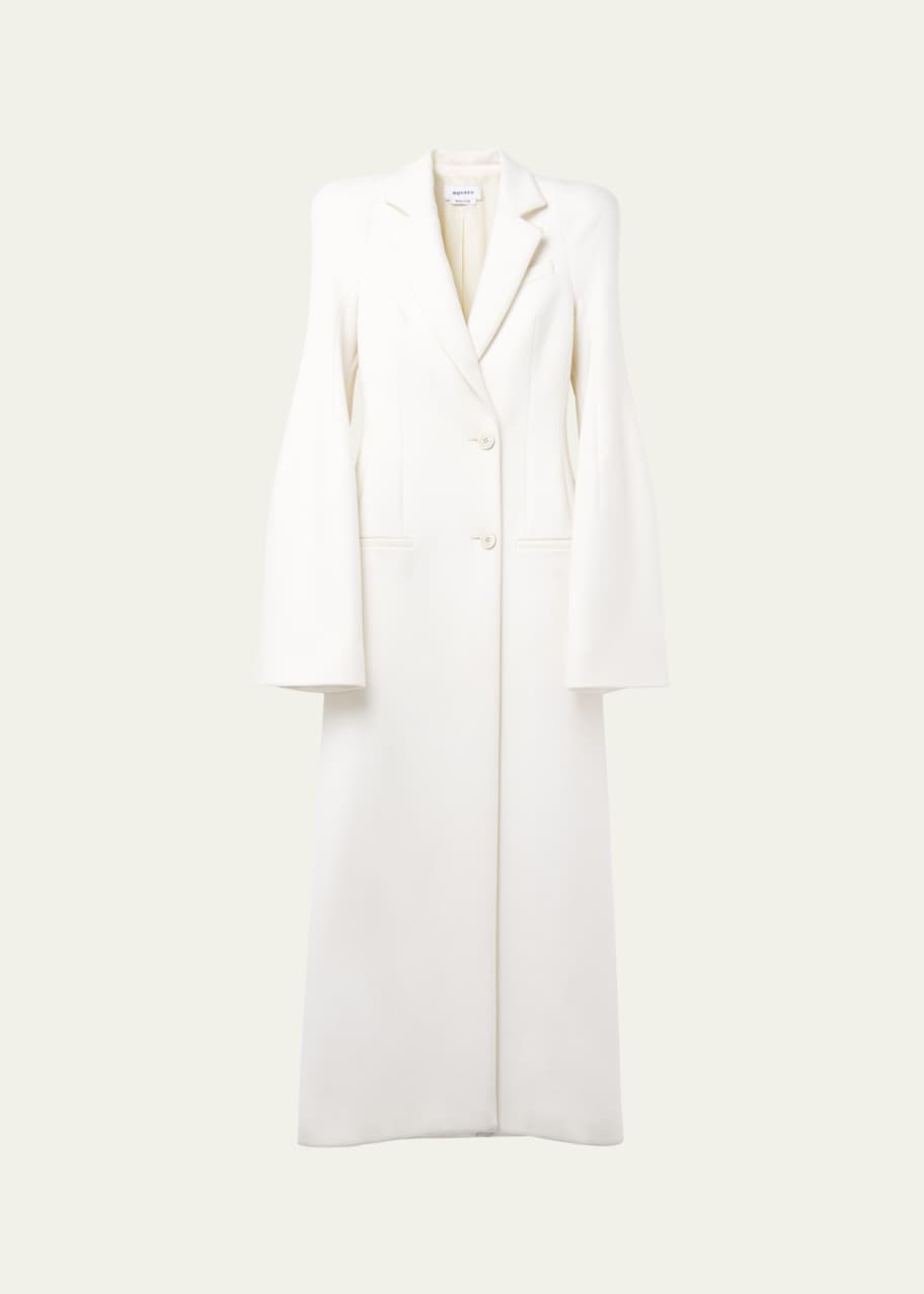 Image 1 of 1: Sculpted Single-Breasted Coat