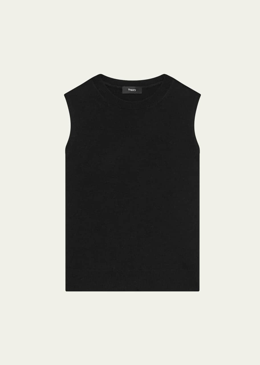 Image 1 of 1: Cashmere Knit Shell Top