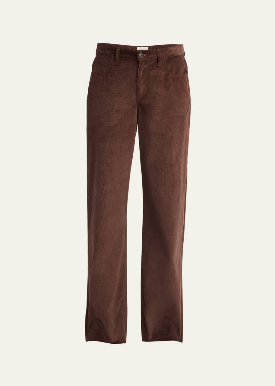 THE ROW Eglitta Corduroy Straight Leg Pants - Bergdorf Goodman