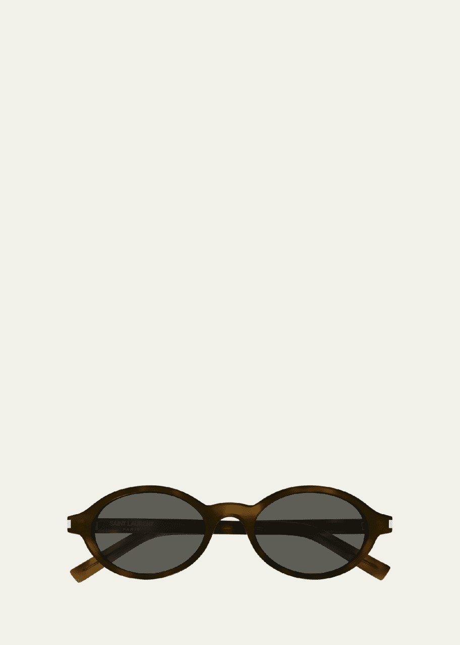Image 1 of 1: Jeanne Round Acetate Sunglasses