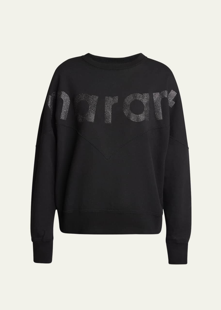 大型セールや時期 Marant Isabel Etoile Houston Crewneck Logo Glitter トップス