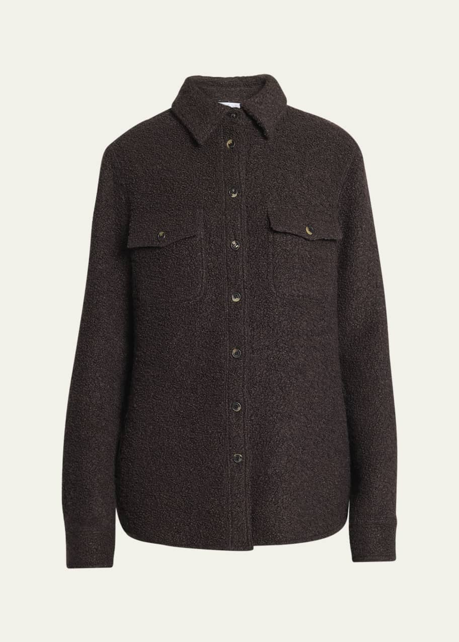 Image 1 of 1: John Austin Cashmere Shirt Jacket