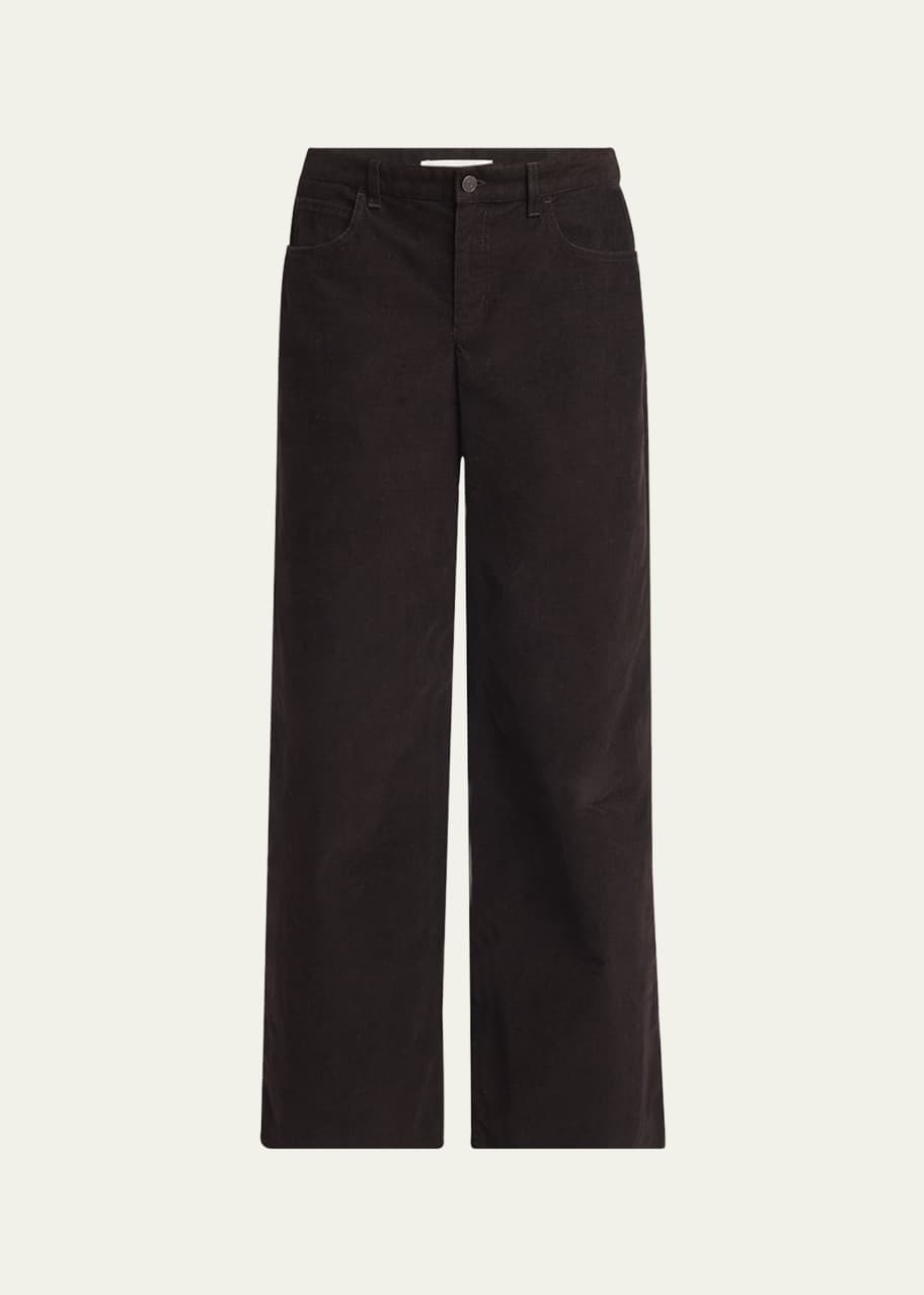 THE ROW Eglitta Corduroy Straight-Leg Pants - Bergdorf Goodman