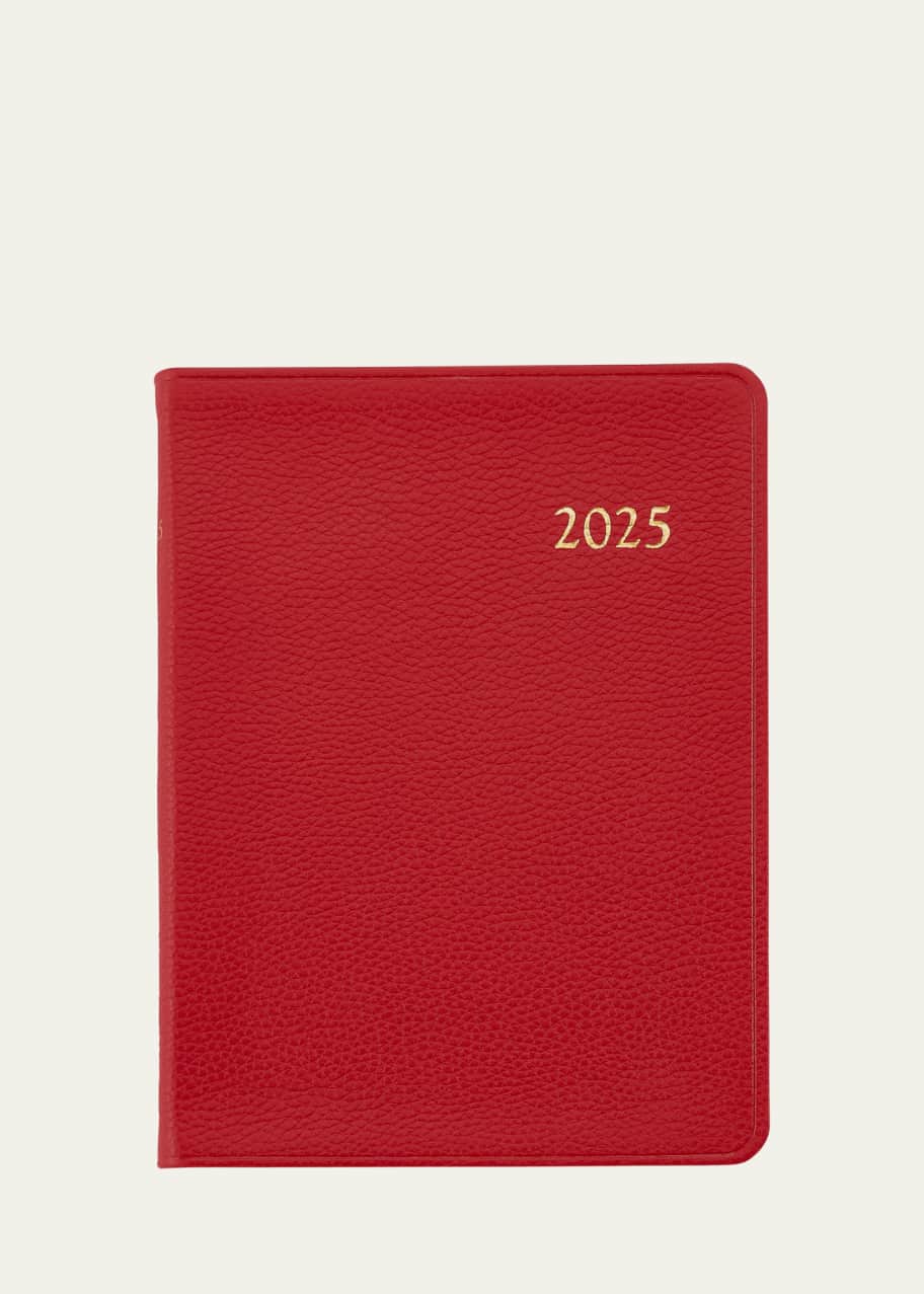 Image 1 of 1: 2025 Leather Desk Diary