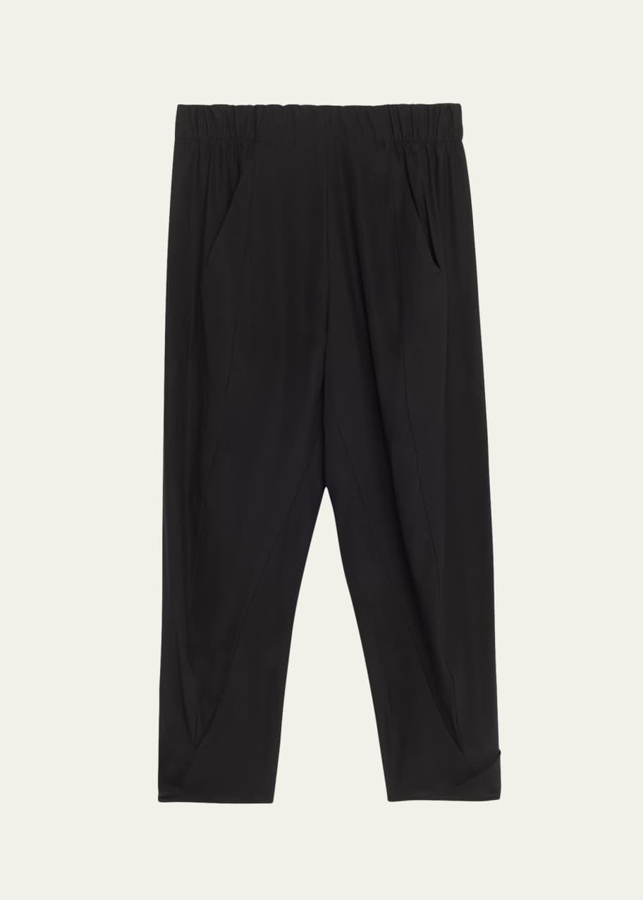 Image 1 of 1: Akeo Cropped Silk Pants
