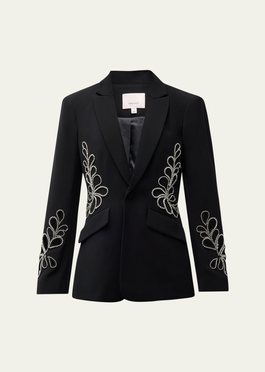 Image 1 of 1: Rhinestone Paisley Cheyenne Blazer