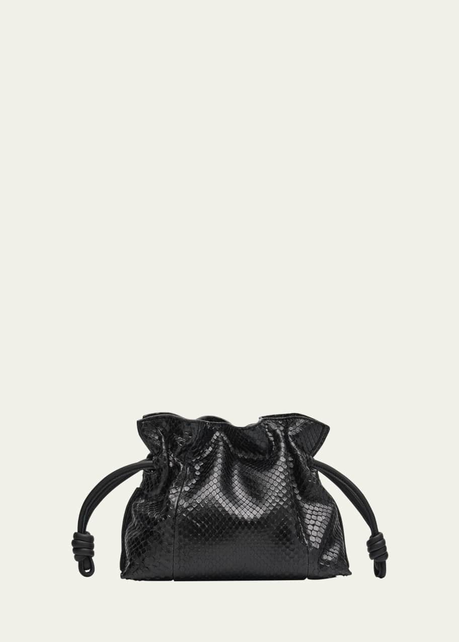 Image 1 of 1: Flamenco Mini Clutch Bag in Python