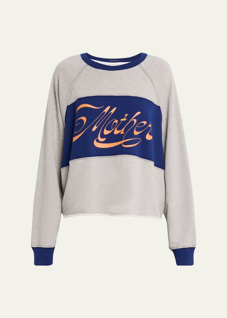 Image 1 of 1: The Boost Crop Slice Pullover