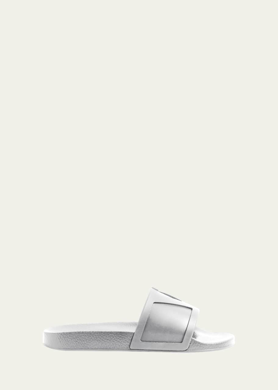 Valentino Garavani Men's Coolslide Plastic Pool Slides - Bergdorf