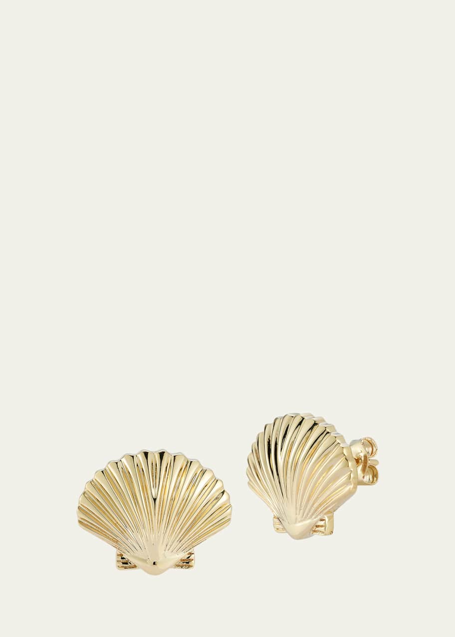 Image 1 of 1: 14K Small Venus Earrings