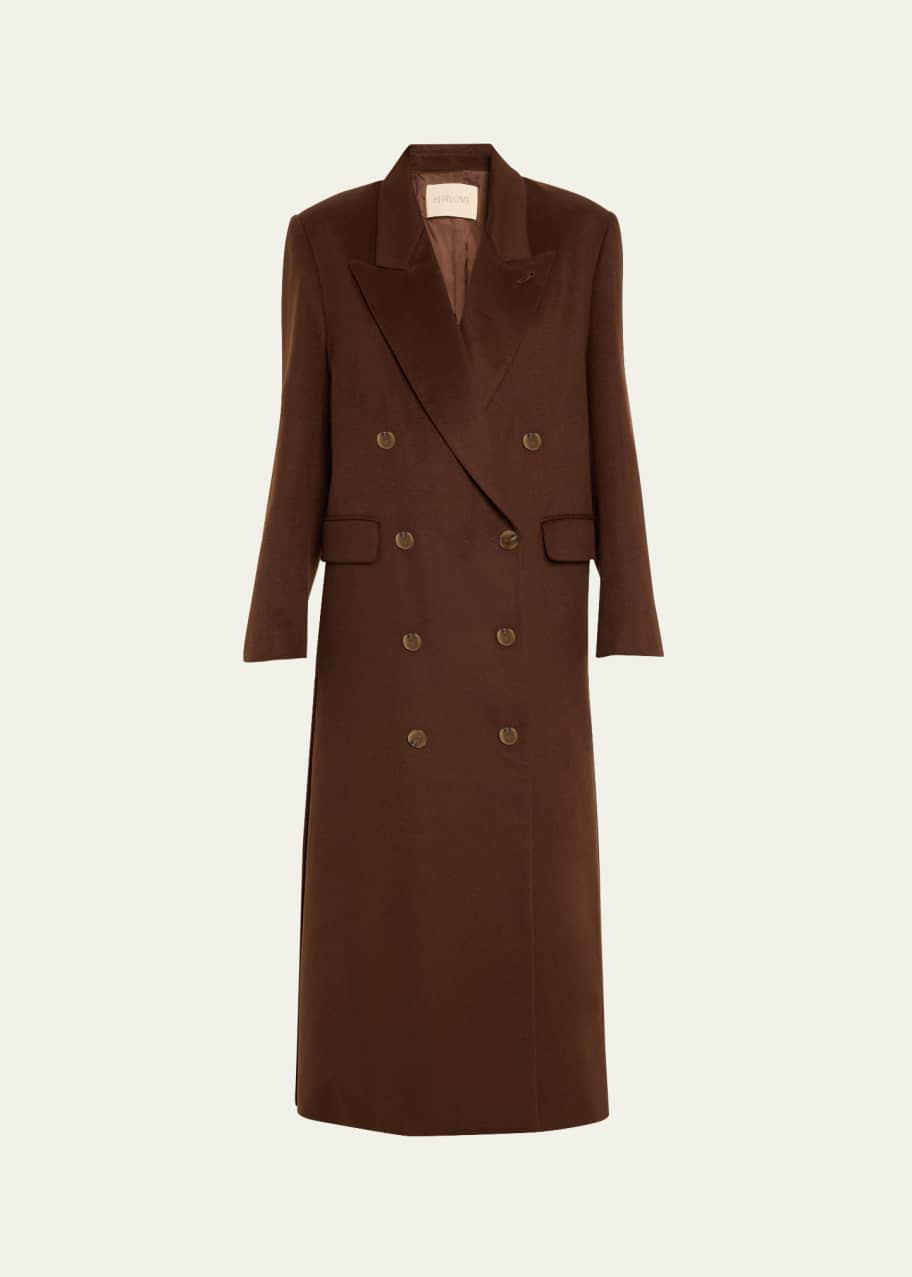 Image 1 of 1: Lilli Double-Breasted Cashmere Coat