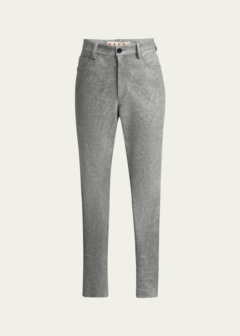 Image 1 of 1: Men's Antique Leather 5-Pocket Pants