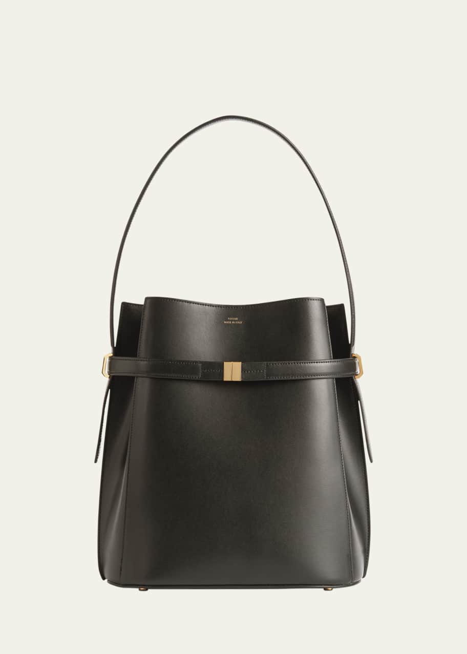 Toteme Belted Napa Leather Bucket Bag Bergdorf Goodman