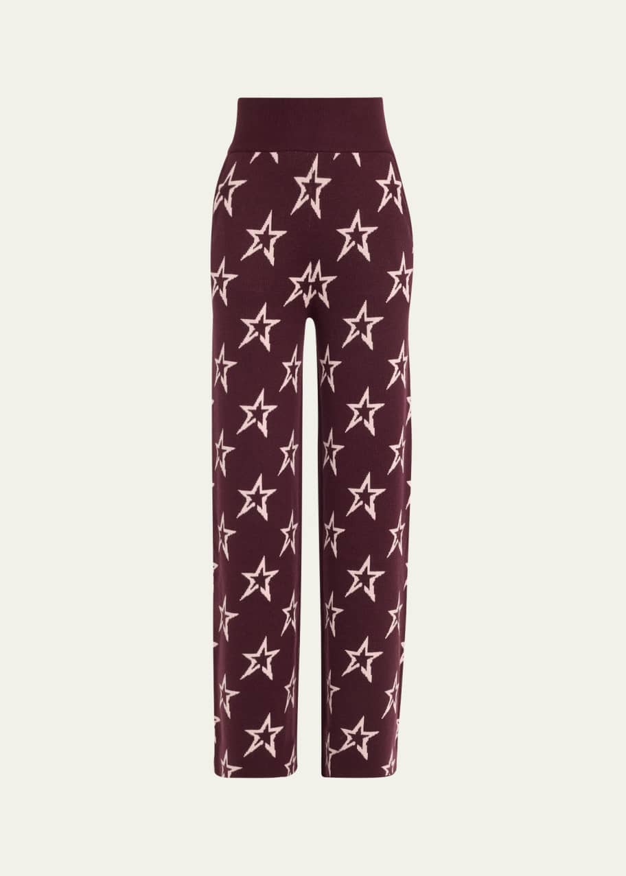 Image 1 of 1: Chalet Wide-Leg Knit Pants