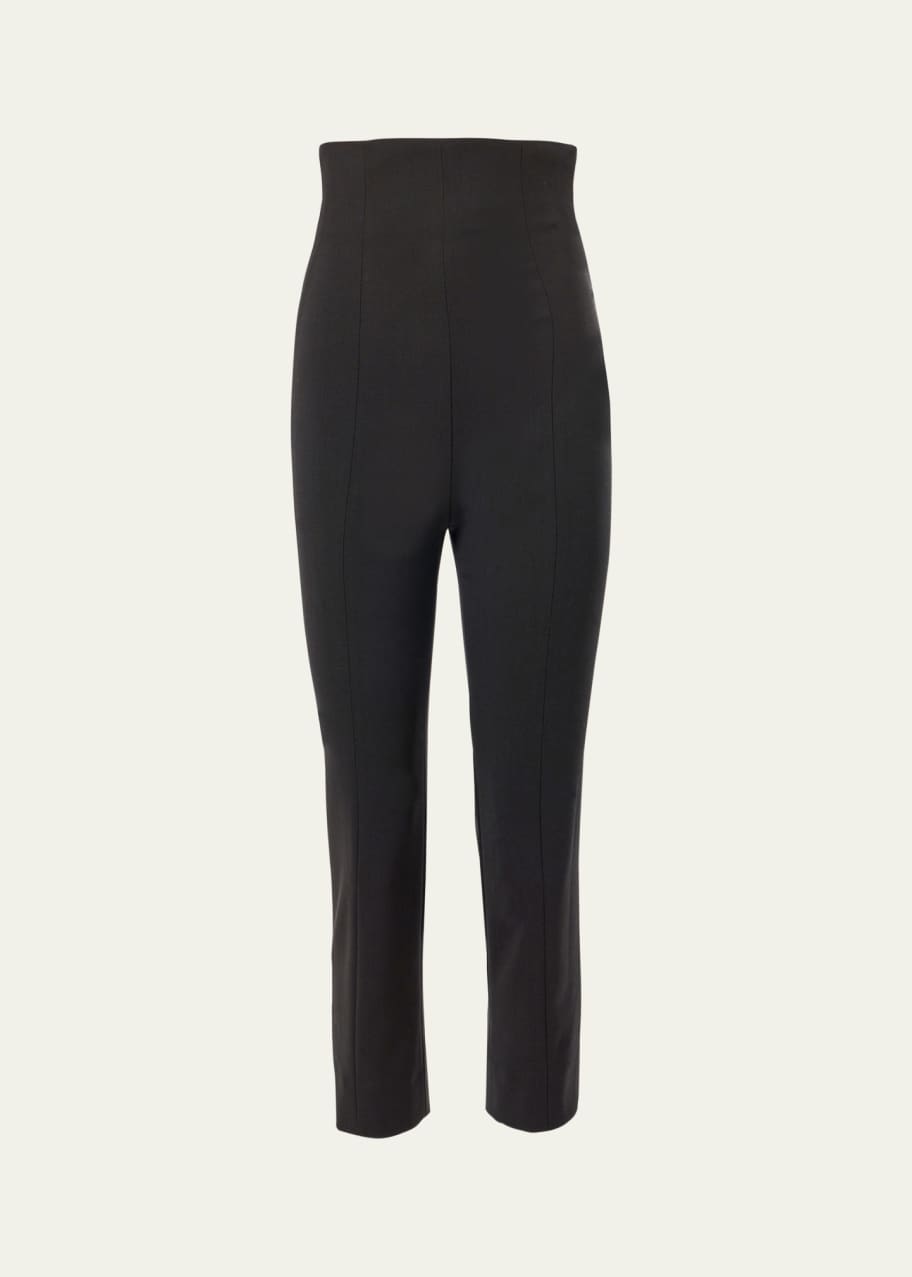 Image 1 of 1: High-Rise Skinny-Leg Capri Pants