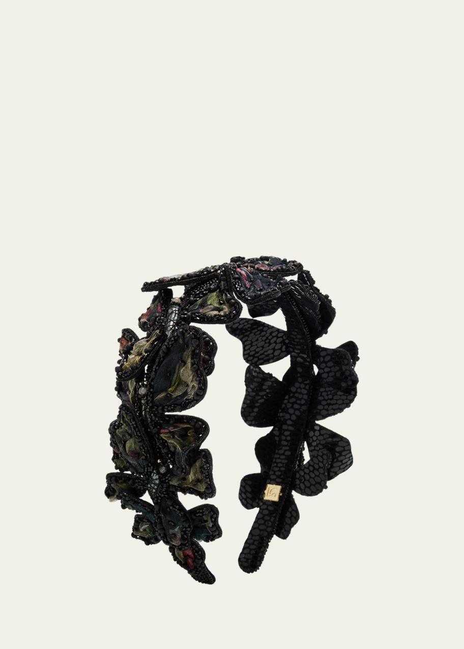 Deepa Gurnani Apollo Pearl Embellished Headband - Bergdorf  display picture 2