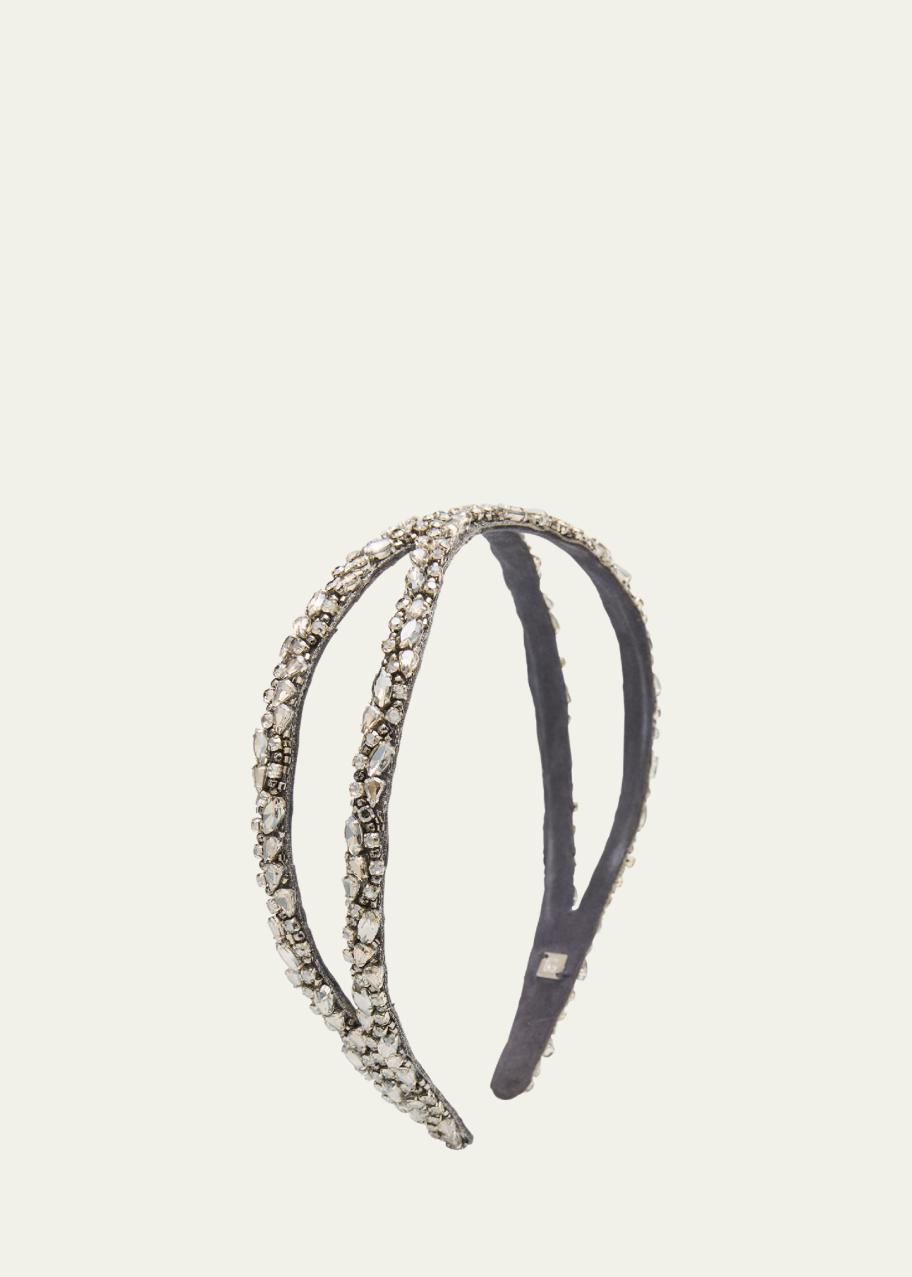 Deepa Gurnani Kadence Crystalized Headband - Bergdorf Goodman display picture 1