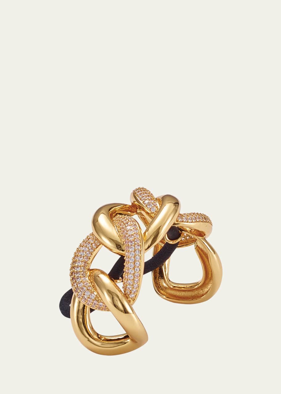 ELENA CHAIN PONY CUFF GOLD