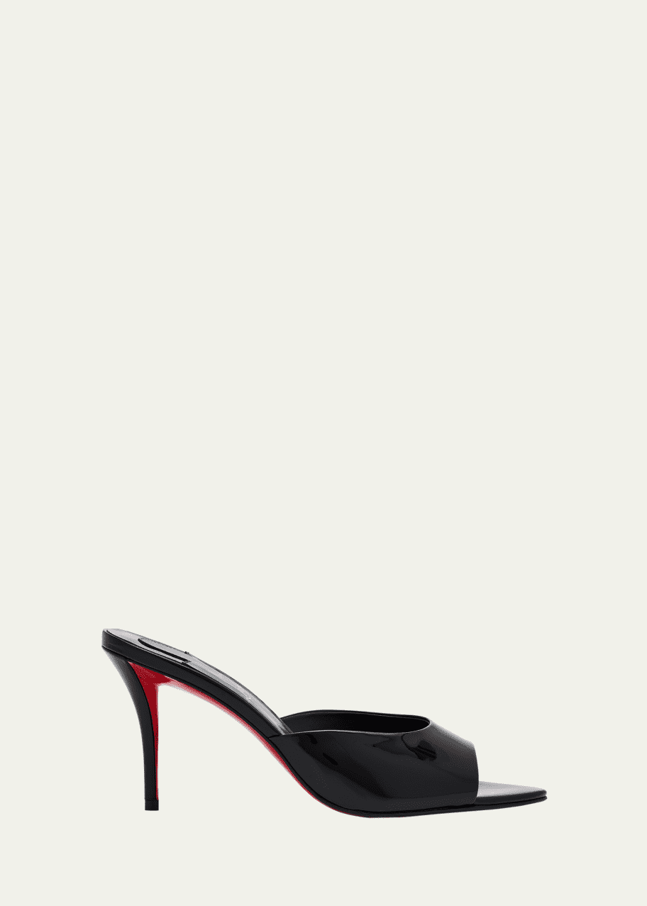 Christian Louboutin 80mm Miss Z Patent Mule Sandals - Bergdorf Goodman