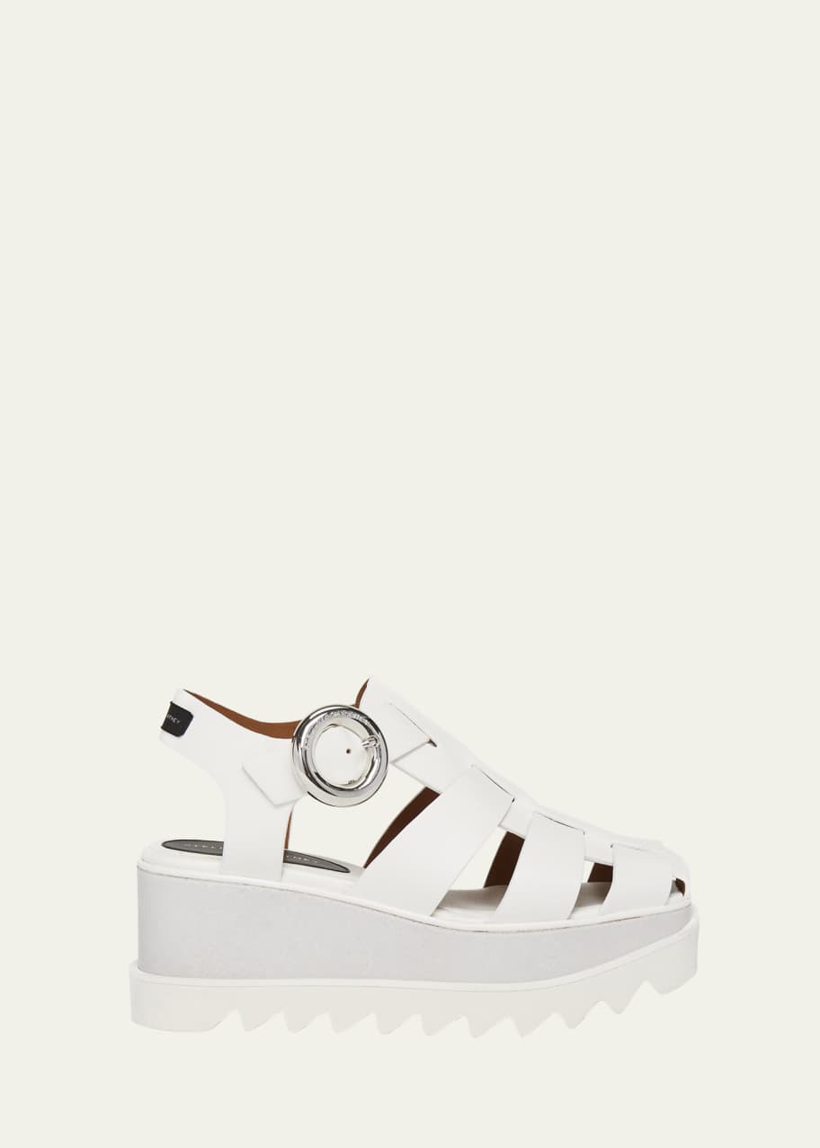 Stella McCartney Elyse Vegan Platform Fisherman Sandals - Bergdorf