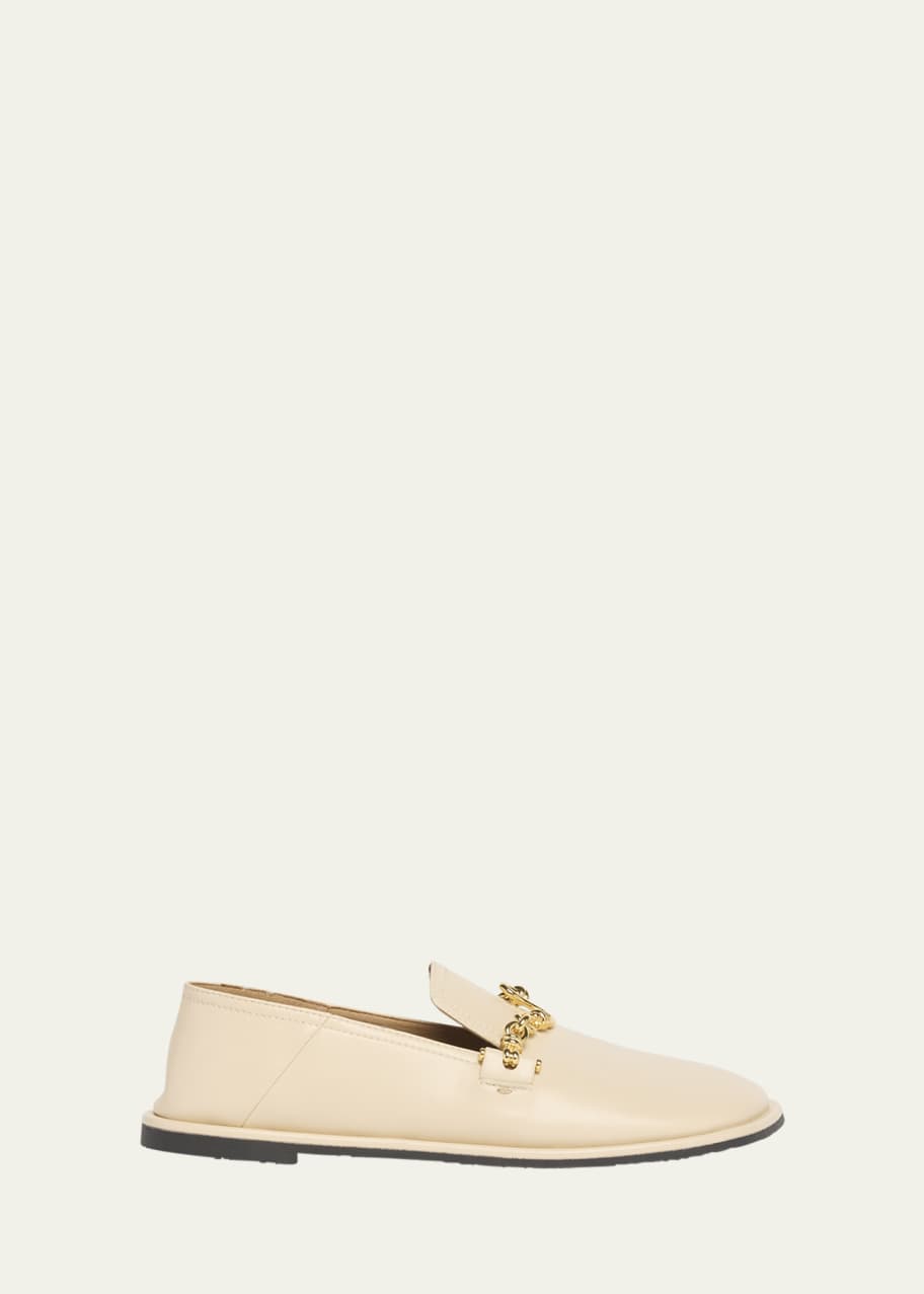 Image 1 of 1: Ryder Semi-Shine Vegan Leather Loafers