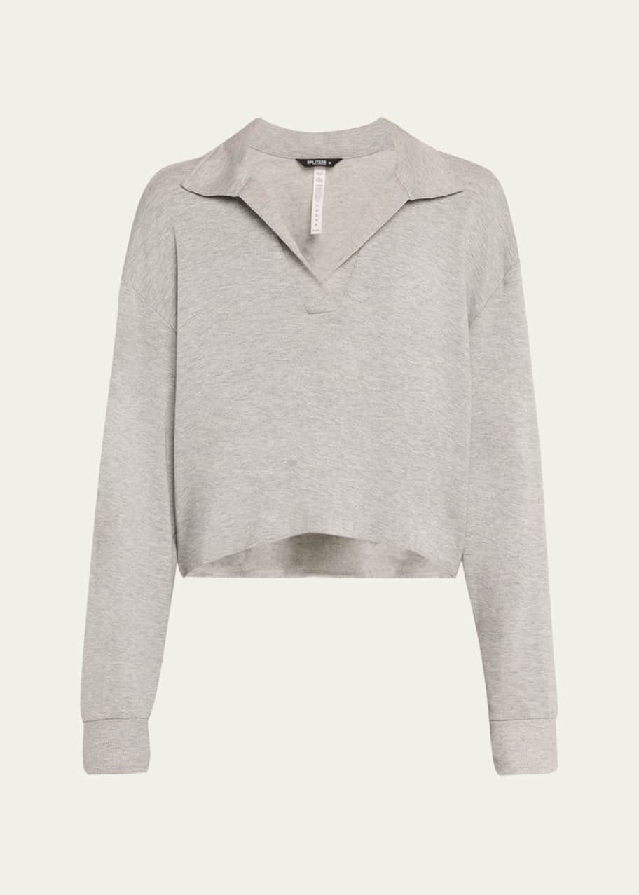 Image 1 of 1: Joan Fleece Polo Sweatshirt