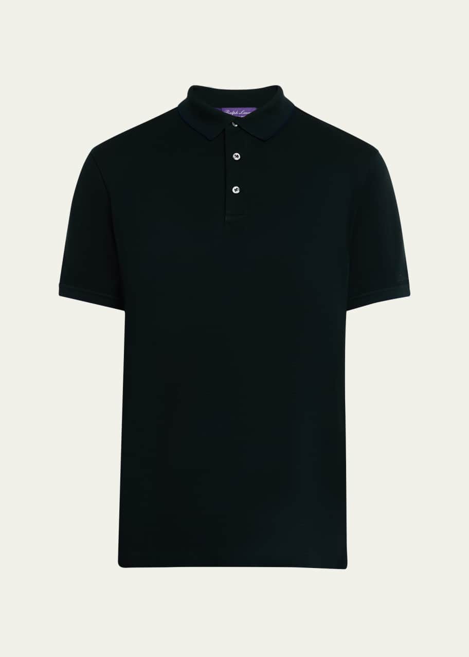 Ralph Lauren Purple Label Men's Wool Pique Polo Shirt - Bergdorf